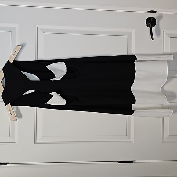 BCBGMAXAZRIA Kylie Black and White Dress - Picture 7 of 11